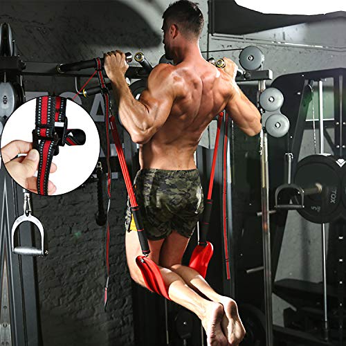 SYNTECSO Pull Up Assistance Bands, Heavy-Duty Pull Up Resistance Bands - color: 440 Lbs Resistance PU Pedal
