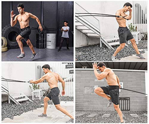 YNXing Dynamic Resistance Trainer Acceleration Speed Elastic Cord for Resistance Training to Improve Strength, Power, and Agility