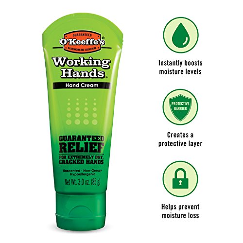 O'Keeffe's K0290004-5 Working Hands Hand Cream Tube (5 Pack), 3 oz - size: 3 Ounce (Pack of 5)