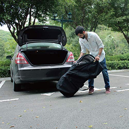 Sports Duffle Bag - Extra Large Travel Duffel Luggage Bag with Upgrade Zipper, Sturdy & Water Resistant, Black (Black 47inch 2Pack) - size: 47" x 13.7" x 17.5" 2Pack