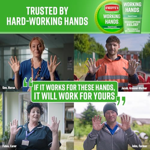O'Keeffe's K0350002-6 Working Hands Hand Cream in Jar (6 Pack), 3.2 oz - size: 3.2 Ounce (Pack of 6)