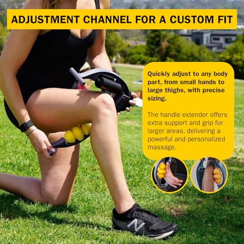 Rolflex The Massage Combo – 3-in-1 Roller for Muscles Deep Tissue with Firm Knobble, Contoured Muscle & Medium Oval Foam – Portable & Easy to Use Arm Massager & Leg Roller - style: Massage Combo