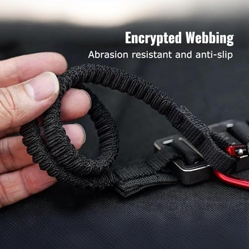 Tactical Tool Lanyard with Quick-Release Buckle, Retractable Tether for Safety Fall Protection with Screw Lock, Multi-Function Tool Lanyards for Hand Tools、Pistol、Belt or MOLLE
