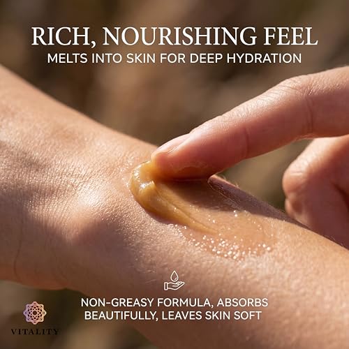 Vitality Extracts Frankincense Essential Oil Balm (2oz) – Boswellia Serrata, Beeswax & Vitamin E, Deep Moisturizing Skin Balm for Dry, Cracked Skin, Soothing & Nourishing for All Skin Types
