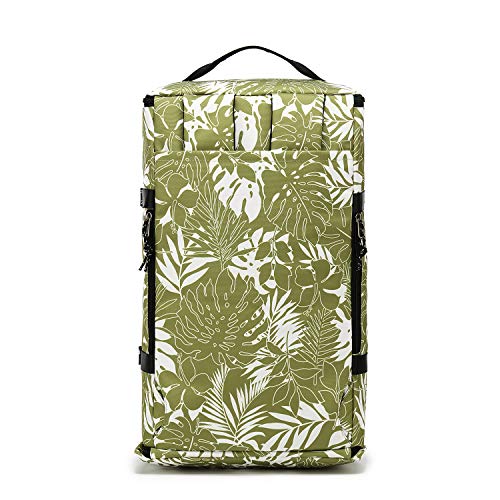 Kalesi Gym Duffle Bag Backpack 4-Way Waterproof with Shoes Compartment for travel Sport Hiking laptop (olive-green) - color: Olive-green