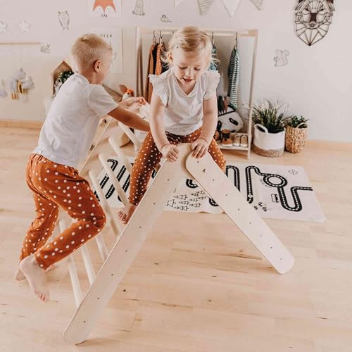 Climbing triangle, Waldorf toys, Climbing triangle, Climbing ladder, Step triangle, Montessori furniture