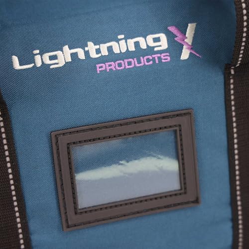 Lightning X Customizable Large EMT Medic First Responder EMS Trauma Jump Bag w/Embroidered Name - BLUE - color: Blue