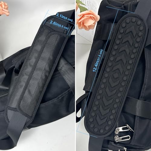 FIEIL 2 Pack Breathable Universal Shoulder Pad, 3D Cushion Air Backpack Strap Pads, for Shoulder Bags, Guitar Strap, Detachable Shoulder Strap Pad Pads Help Relieve Shoulder Pain(3D Air Cushion) - size: 2 Pack 3D Air Cushion