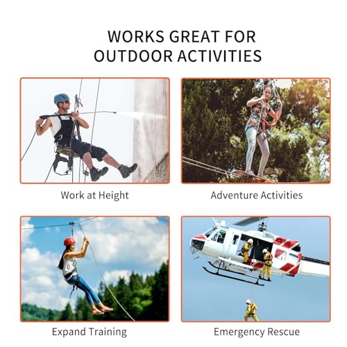 26KN Aluminum Climbing Pulley with Bearing Rotation for Rope | Rescue Hauling Applications, Arborist Rigging Equipment, Hitch Hole Design, Rappelling System Component