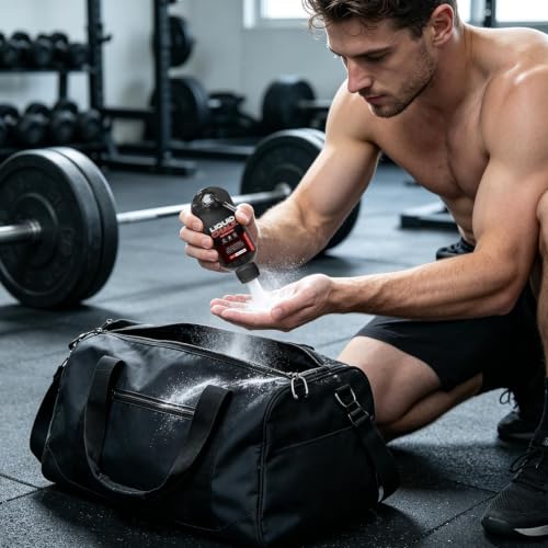 Liquid Chalk Gym 50ml Fitness Anti-Slip Supplies | Anti-Slip Workout Chalk for Men Powerlifters Weightlifters Athletes Gymnasts Trainers Competitors Gym Studio Bouldering