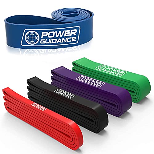 POWER GUIDANCE Pull Up Assist Bands - Heavy Duty Resistance Band, Mobility & Powerlifting Exercise Bands, Perfect for Body Stretching, Powerlifting, Resistance Training