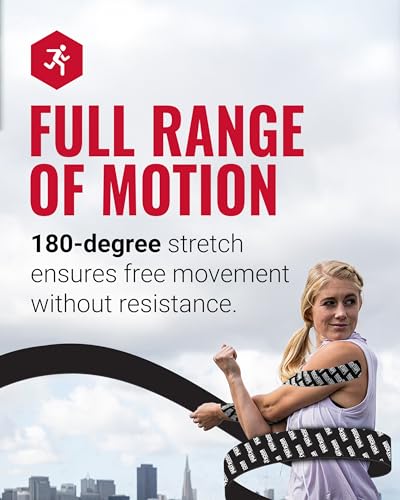 RockTape Highly Water-Resistant Kinesiology Tape - color: Black