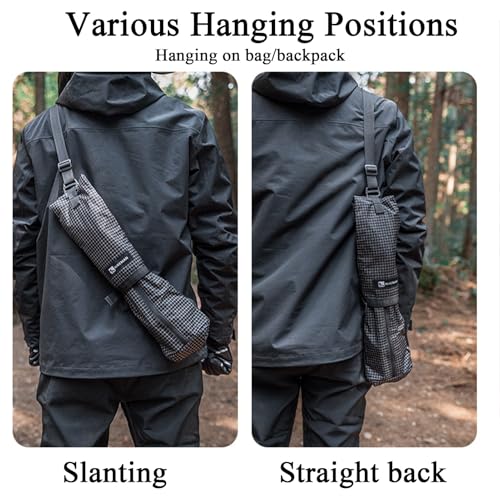 Trekking Pole Carrying Bag Adjustable Shoulder Strap Design Waterproof | Portable Lightweight Multi-Functional for Mountaining Backpacking Camping