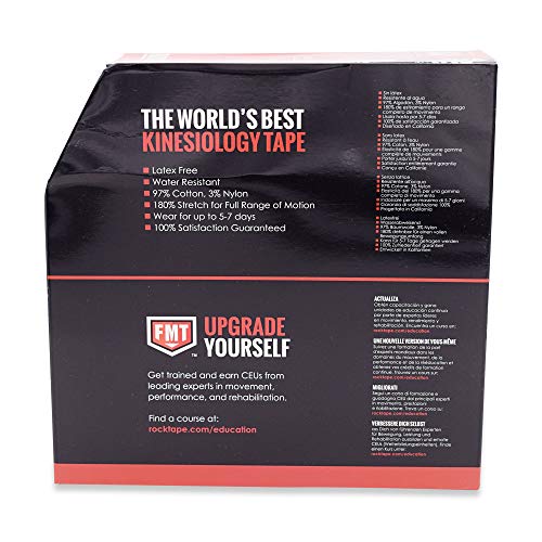 RockTape H2O Black Logo 2" x 16.4' (5cmx5m) - size: 2" x 16.4'