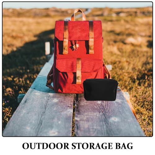 Compact Zipper Tool Bag - Small Climbing Crampon Carry Bag with Zipper - Portable Outdoor Camping Equipment Storage Organizer