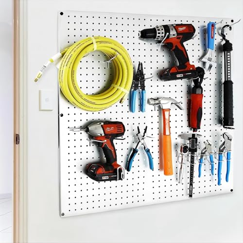Bamboo's Grocery LoKii 60 Pack 2&4&6 Inch Silver Pegboard Hooks, 1/4" Heavy Duty Peg Board Shelving Hooks Organizer Accessories, Peg Board Tool Hangers - size: 2&4&6 Inch