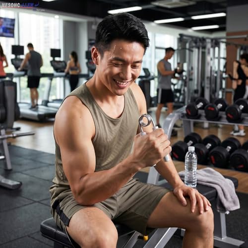 Hand Gripper Strengthener, 40–160 lbs Adjustable Resistance, All-Metal Grip Trainer with Carbon Steel Spring and Aluminum Handles
