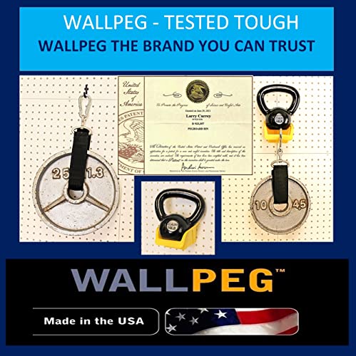 Wall Peg Hook Kit - 100 Pegboard Hooks Tool Storage Garage Organizer Choice B/W (50, White)