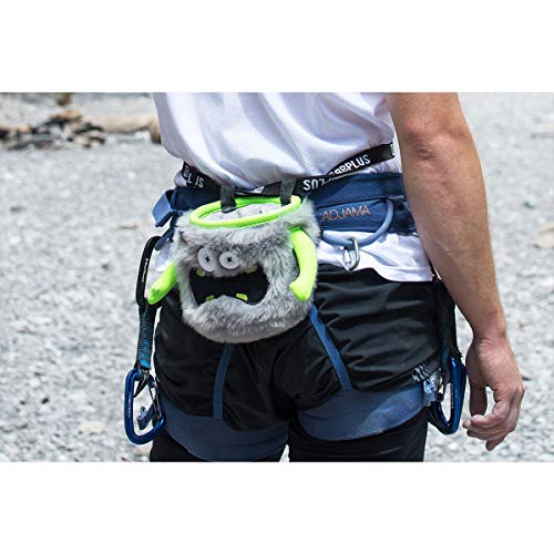 8BPLUS Chalk Bag for Rock Climbing and Bouldering, Chalk Pouch incl Belt & Biner – Cute Funny Character Design, Wide Opening, Gear with Personality, Gift for Climbers - style: DONALD