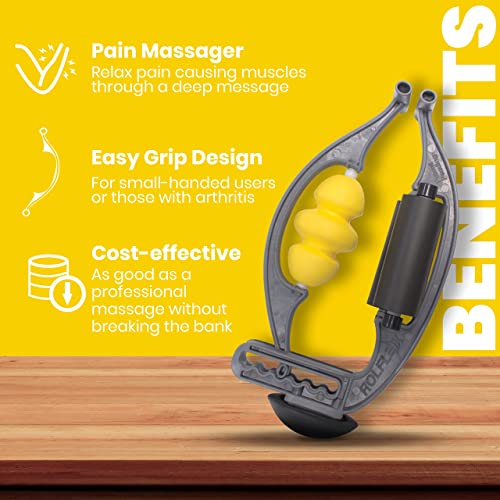 Rolflex Arm & Leg Massager Roller – Muscle Roller to Address Golfer’s Elbow, Tennis Elbow, Carpal Tunnel & More – Arm & Leg Massage Roller for Muscle Tightness & Faster Recovery - style: Rolflex