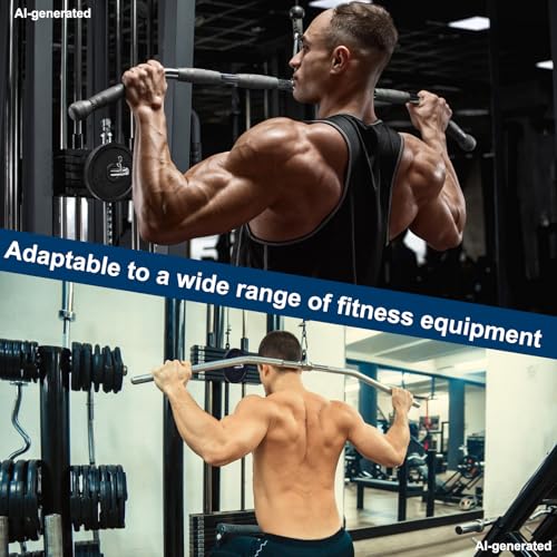 Heavy-Duty Black Weight Stack Pin Extender, 3/8" (10mm) High-Strength Steel | For Home Gym & Commercial Cable Machines, Spring Clip Collar, 133LBS Max Load, Fits 2" Olympic Weight Plates