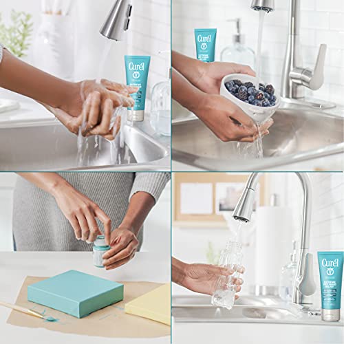 Curel Extreme Dry Hand Dryness Relief, Travel Size Hand Cream, Easily Absorbed for Long-Lasting Relief after Washing Hands, with Eucalyptus Extract, 3 Ounces (Pack of 2) - size: 3 Fl Oz (Pack of 2)