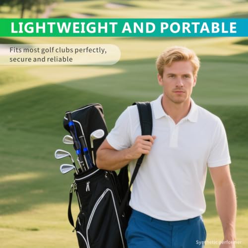 Golf Grip Trainer, Golf Training Aid for Correct Hand Position | Improve Grip Strength and Swing Technique for Better Performance, Portable Golf Club Grip Trainer for Beginners Practice