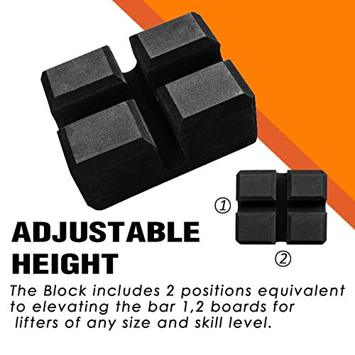 LARA STAR Bench Press Block Press Blocks Boards, Adjustable 2-5 Bench Board, Home Gym Workout Fitness Accessories for Increase Your Bench Press - color: Small