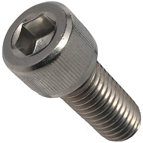 7/16-14 x 1 Socket Head Cap Screws, Full Thread, Allen Socket Drive, Stainless Steel 18-8, Bright Finish, Quantity 5 Pieces By Fastenere - size: 7/16-14 x 1 (5 Pack)