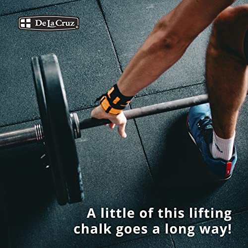 De La Cruz Magnesium Carbonate Gym Chalk - Weightlifting, Gymnastics and Rock Climbing Chalk - style: 8 Blocks