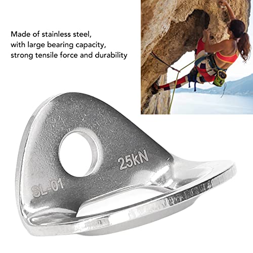 OUKENS Climbing Hanger, Climbing Anchor 316 Stainless Steel Climbing Hanger, Bolting Hanger Rock Climbing Anchor Climbing Bolting Hanger for Rappelling Aerial Work (5pcs Climbing Hanger)