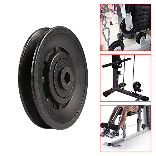 90mm Universal Bearing Pulley Wheel for Cable Machine Gym Equipment Part Garage Door (12 PCS) - color: 90mm-12 PCS-P