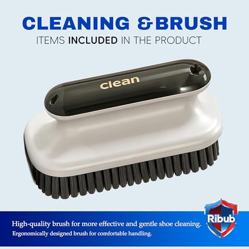Shoe Cleaning Kit & Sneaker Care Kit – Sneaker Cleaner for Mesh Shoes, Leather, Canvas, Deep Clean Shoe Cleaner with Brush for Most Sneakers