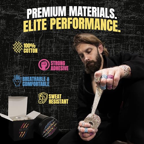 Bighorn Athletics × Adam Wardziński Mat Animal Tape Kit, Neon Jungle Set | Special edition set with 7 rolls of bold printed finger & sports tapes in a tin holder. Residue-free Zinc oxide adhesive. - color: Neon Jungle