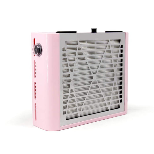 Aonolovo Nail Dust Collector Machine, Upgraded Powerful Nail Vacuum Suction Fan Dust Extractor Manicure Tool For Acrylic Nail Po