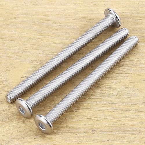 1/4-20 x 3-1/2" Hex Socket Head Cap Screws, 304 Stainless Steel 18-8, Chamfered Countersunk Machine Screws for Furniture, Binding, Machinery, Automotive, DIY Projects, 25 PCS - size: 1/4-20 x 3-1/2"