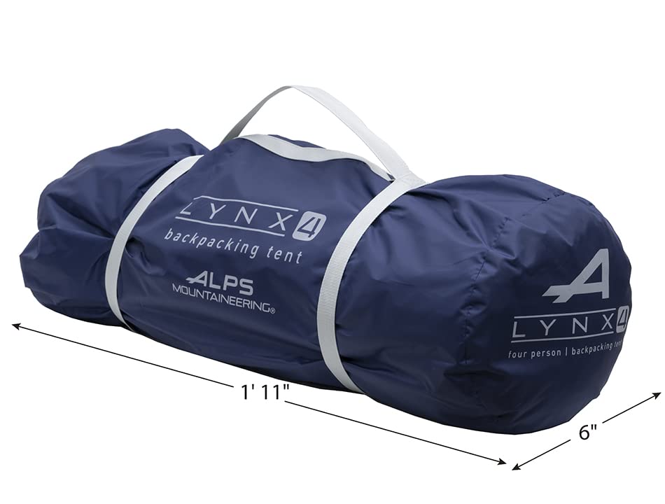 ALPS Mountaineering Backpacking-Tents Lynx 4 - color: Gray/Navy