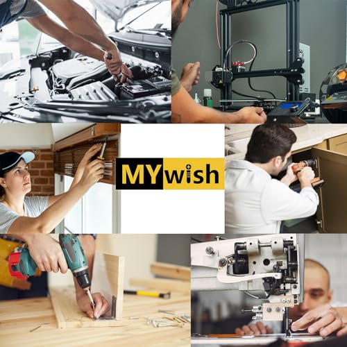 Mywish M6 x 30mm 20Pcs Flat Head Hex Socket Cap Screws Bolts, 304 Stainless Steel Furniture Bolts Full Thread, Black Oxide & Hex Spanner - color: Black-M6, size: 30mm