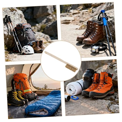 GANAZONO Climbing Brush with Soft Bristles Chalk Rock Climbing Brush for Hold Cleaning Suitable for Bouldering Maintenance