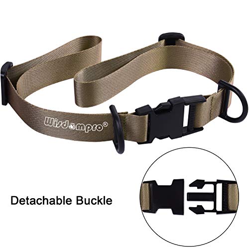 Wisdompro Backpack Chest Strap, Heavy Duty Backpack Sternum Strap Add on | Adjustable Nylon Chest Belt Replacement with Quick Release Buckle, for Travel, Hiking, Camping and Jogging - with Slide Locks - color: Khaki