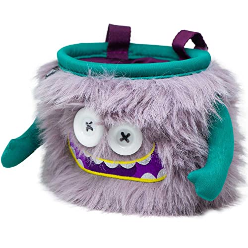 8BPLUS Chalk Bag for Rock Climbing and Bouldering, Chalk Pouch incl Belt & Biner – Cute Funny Character Design, Wide Opening, Gear with Personality, Gift for Climbers - style: GIBSON