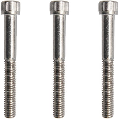 7/16-14 x 2-1/4 Socket Head Cap Screws, Partial Thread, Allen Socket Drive, Stainless Steel 18-8, Bright Finish, Quantity 5 Pieces By Fastenere - size: 7/16-14 x 2-1/4 (5 Pack)