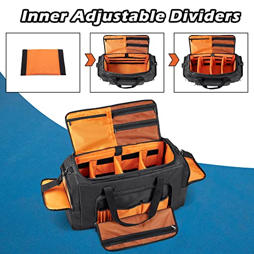 DSLEAF Sneaker Travel Bag for 4 Shoes, Shoe Duffle Bag for Women & Men | Portable Handle & Shoulder Straps, Used as Sneaker Bag, Travel Duffel Bag, Gym/Sports Bag