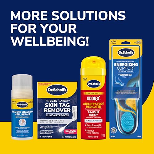 Dr. Scholl’s Odor-X ODOR-FIGHTING Spray-Powder // All-Day Odor Protection and Sweat Absorption - Packaging May Vary