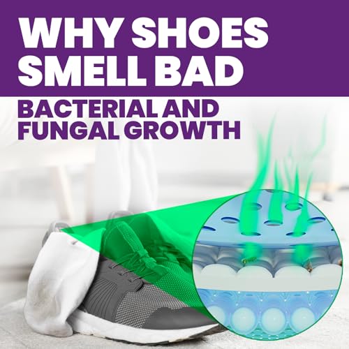 Uncle Todd's Odor Stomp Shoe Deodorizer 2-Pack - Proven & Powerful Enzyme Shoe Spray for Odor Elimination in All Footwear - size: 4 Fl Oz (Pack of 2)