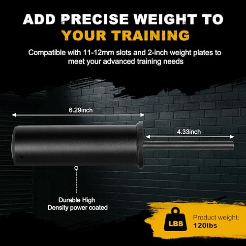 EVERYMATE Weight Stack Pin, Gym Pins for Weight Stack Machine, Weight Stack Extender Pin for Commercial Gym and Home Gym, Strength Training Equipment Attachments - color: ‎Dia:10mm Length:110mm（2 pack）