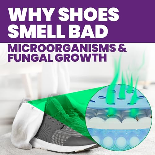Uncle Todd's Shoe Deodorizer Spray - Proven & Powerful Enzyme Formula Spray for Shoe Odor Elimination in All Footwear (Midnight Rain) - size: 4 Fl Oz (Pack of 1)