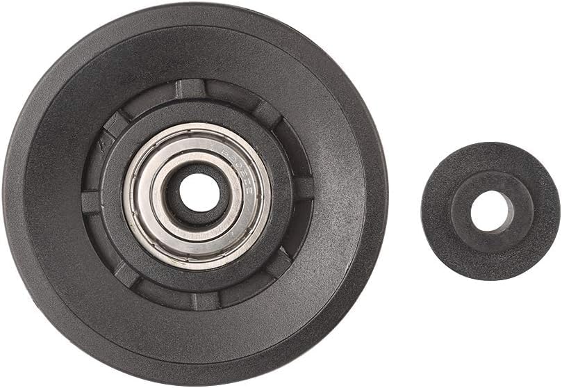 90mm(3.54inch) Universal Bearing Pulley Wheel for Cable Machine Gym Equipment Part Garage Door (2 PCS) - color: 90mm-2 PCS-P