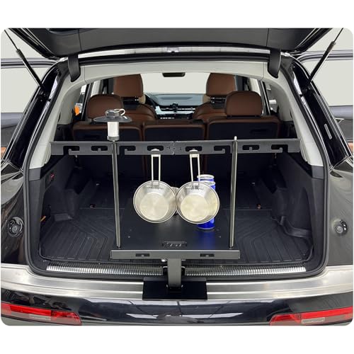 ITrims Storage Molle Panel Modular for Vehicle SUV Car Accessories Interior Trunk Organizer Rear Cargo Rack Basket Shelf Luggage Storage Carrier Hanging Boards Camping Table (A) - style: A