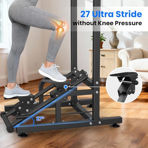 RELIFE REBUILD YOUR LIFE Power Tower Pull Up Bar Station Workout Dip Station for Home Gym Strength Training Fitness Equipment - color: Black-01